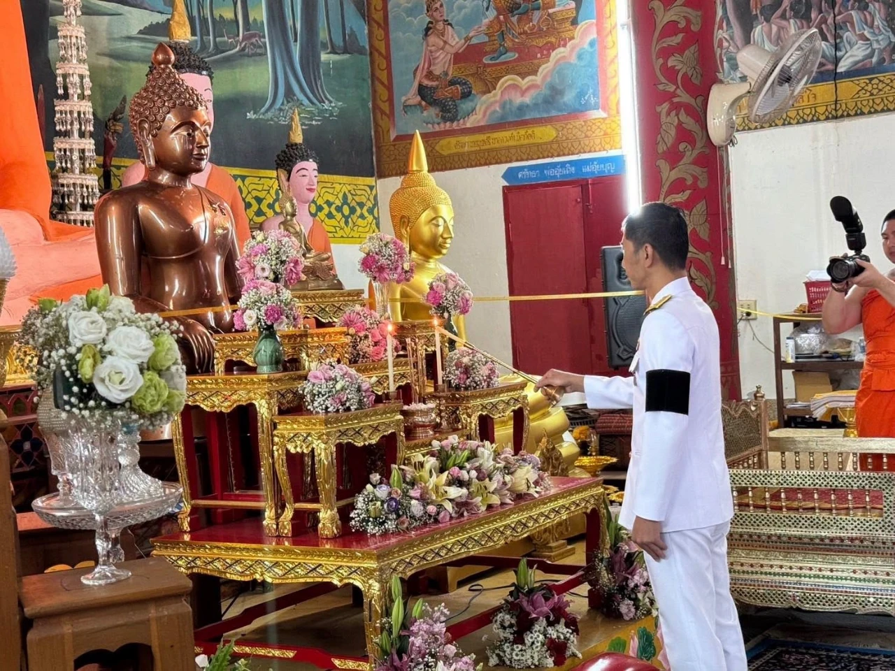 ร่วมพิธีบำเพ็ญกุศลปัณรสมวาร (ในวาระครบ 15 วัน) เพื่ออุทิศถวายเป็นพระกุศลแด่สมเด็จพระเจ้าลูกเธอ เจ้าฟ้าพัชรกิติยาภา นเรนทิราเทพยวดี กรมหลวงราชสาริณีสิริพัชร มหาวัชรราชธิดาณ