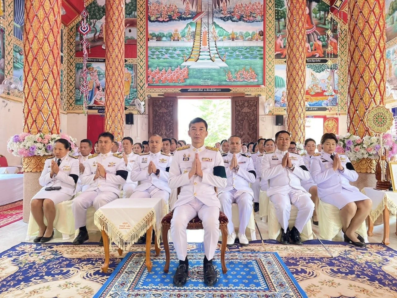 พิธีบำเพ็ญกุศลสตมวาร 100 วัน อุทิศถวายเป็นพระราชกุศลแด่สมเด็จพระนางเจ้าสิริกิติ์ พระบรมราชินีนาถ พระบรมราชชนนีพันปีหลวง ณ วัดน้ำม้า